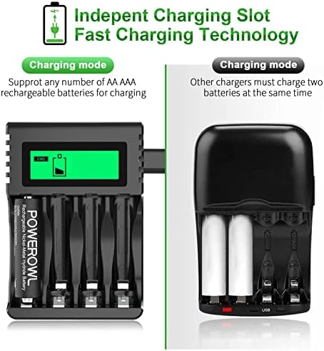 Vue 2 de Powerowl Chargeur De Piles