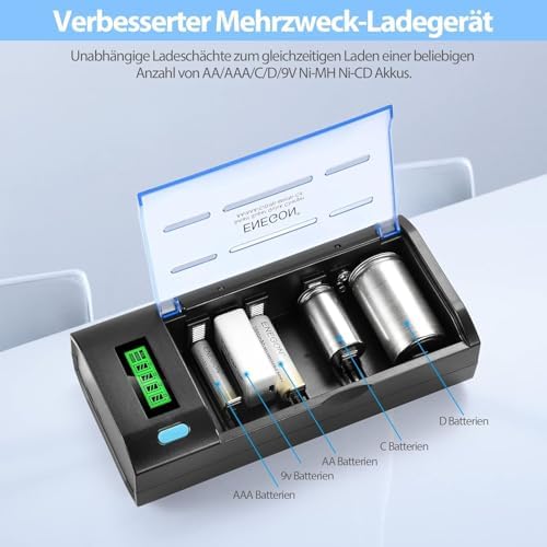 Vue 2 de Enegon Chargeur De Piles