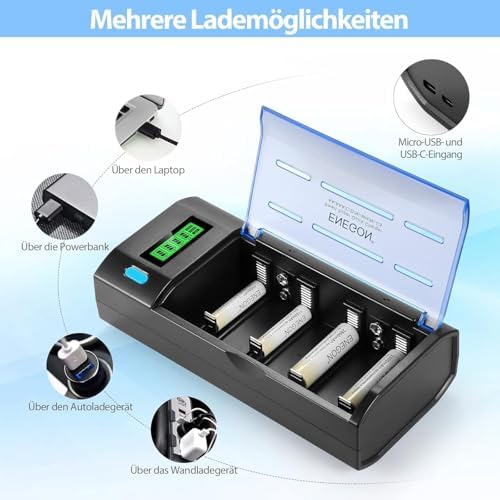 Vue 5 de Enegon Chargeur De Piles