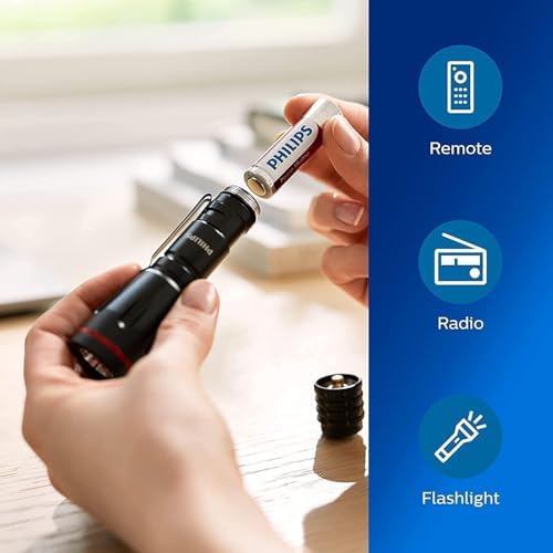 Vue 3 de Philips Pile Alcaline Aa