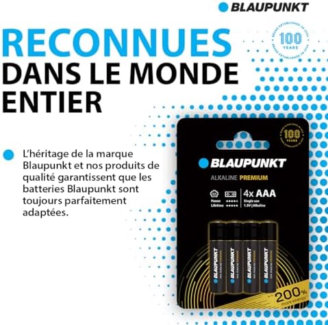 Vue 5 de Blaupunkt Aaa Piles Alcalines