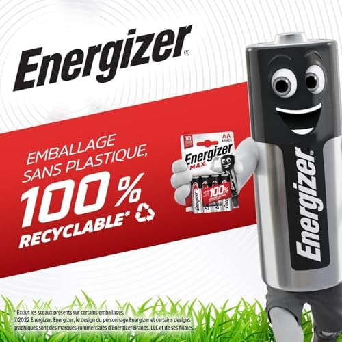 Vue 4 de Energizer Max Piles Aaa