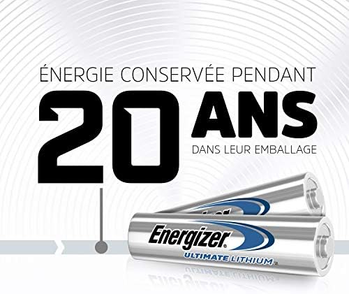Vue 4 de Energizer Ultimate Lithium Piles