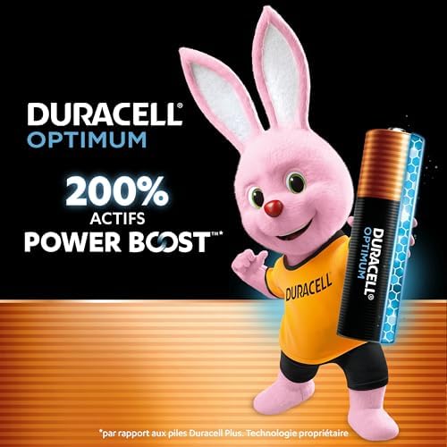 Vue 2 de Duracell Optimum Piles Aaa