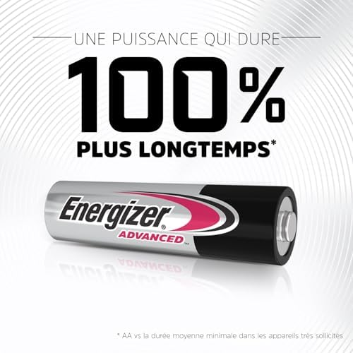 Vue 3 de Energizer Advanced Piles Aaa
