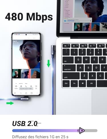 Vue 4 de Ugreen Cable Usb