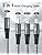 Vue 3 de Cable Chargeur Multi Emboutm