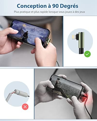 Vue 5 de Yosou Cable Iphone Mlot