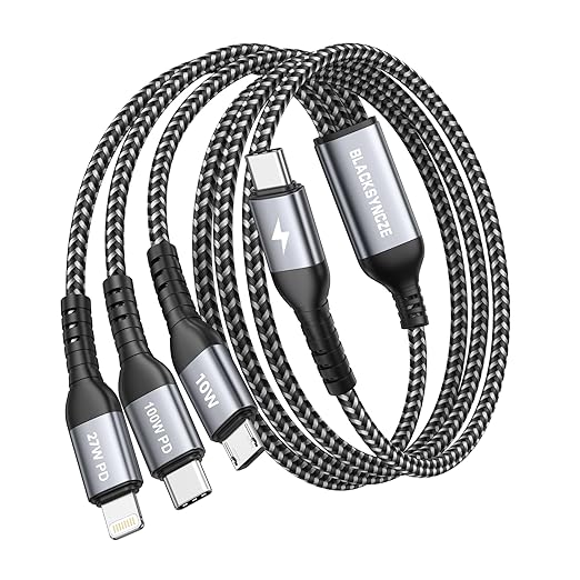 Blacksyncze Cable Chargeur