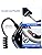 Vue 4 de Cable Spirale Usb