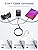 Vue 2 de Cable Multi Usb En