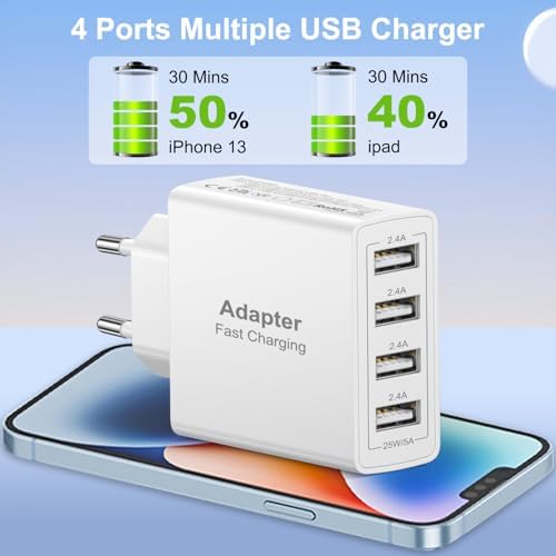 Vue 2 de Chargeur Usb Multiple