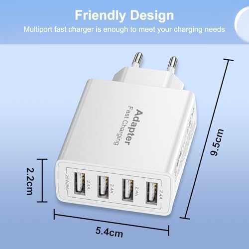 Vue 6 de Chargeur Usb Multiple
