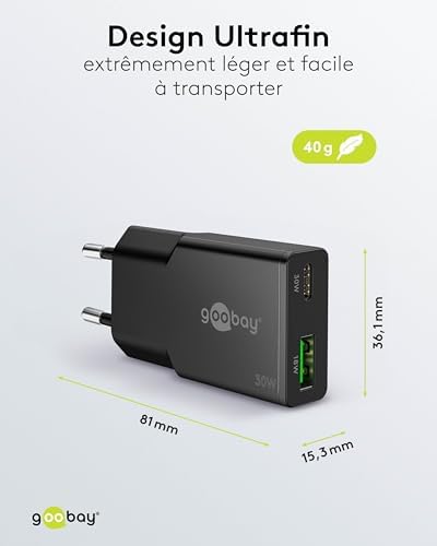 Vue 3 de Goobay Chargeur Usbc