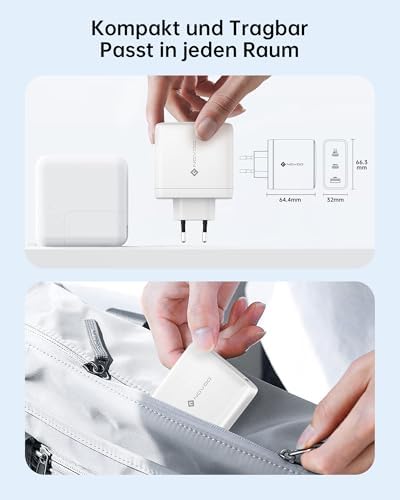 Vue 5 de Novoo Chargeur Usbc Gan