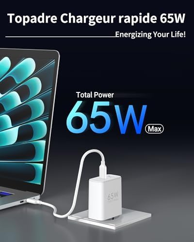Vue 2 de Topadre Chargeur Usb