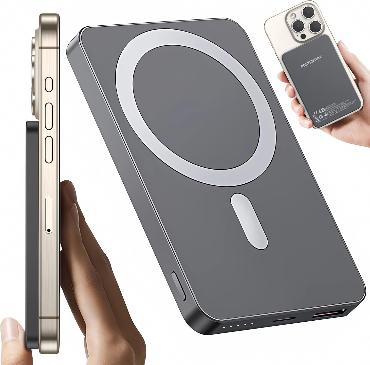 Portentum Batterie Externe Magsafe
