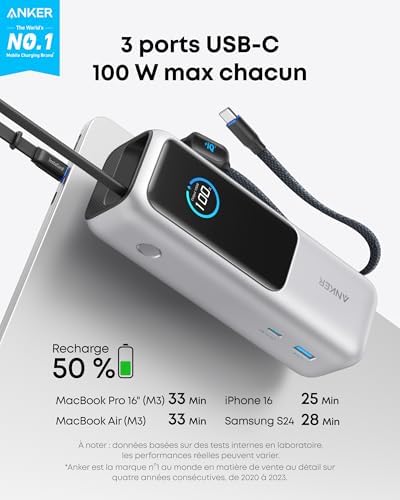 Vue 2 de Anker Zolo Batterie Externe