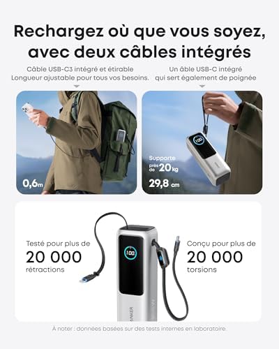 Vue 3 de Anker Zolo Batterie Externe