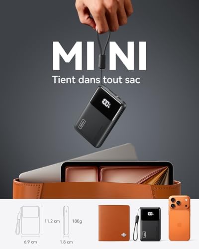 Vue 3 de Iniu Portable Charger Slimmest