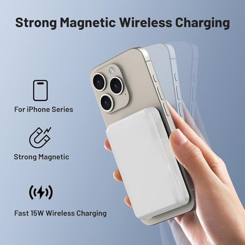 Vue 4 de Batterie Externe Magnetique Sans