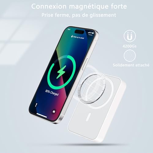 Vue 3 de Batterie Externe For Magsafe