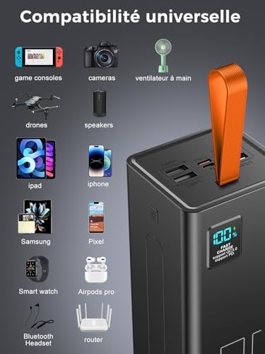Vue 4 de Batterie Externe Mah Power
