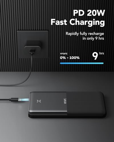 Vue 5 de Vrurc Batterie Externe Mah