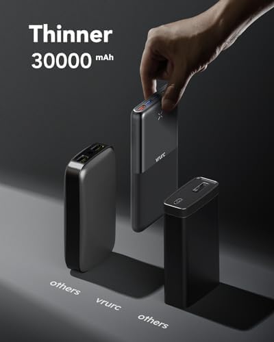 Vue 6 de Vrurc Batterie Externe Mah