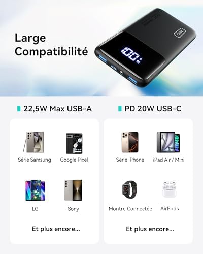Vue 7 de Iniu Batterie Externe