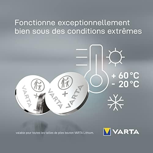 Vue 3 de Varta Piles Bouton Cr
