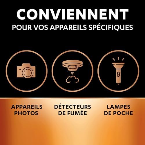 Vue 3 de Duracell Cr Piles Au