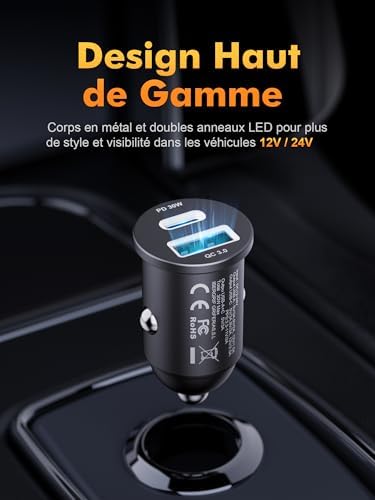 Vue 2 de Grifema Chargeur Allume Cigare