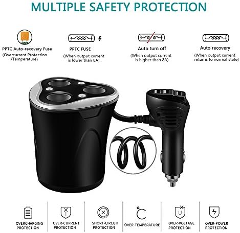 Vue 6 de Prises Allume Cigare Adaptateur