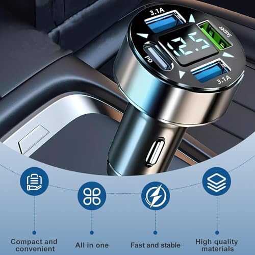 Vue 4 de Ports Allume Cigare Usb