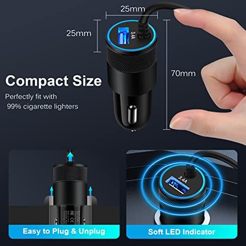 Vue 6 de Adaptateur Allume Cigare Usb