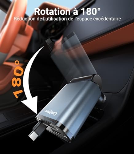 Vue 6 de En Retractable Chargeur Voitureultra