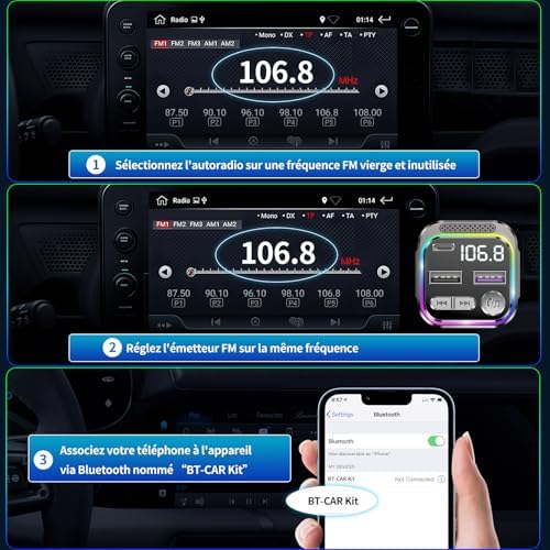 Vue 6 de Gizmovine Transmetteur Fm Bluetooth