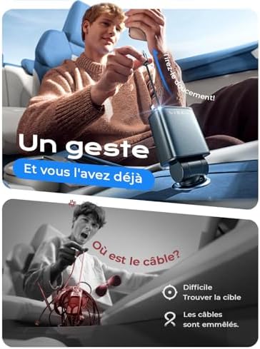 Vue 3 de Lisen En Retractable Chargeur