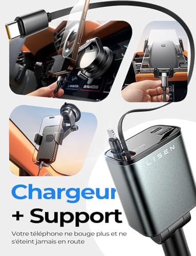Vue 6 de Lisen En Retractable Chargeur