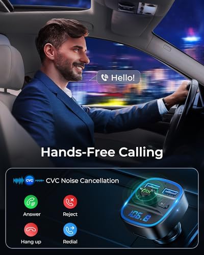 Vue 6 de Lencent Bluetooth Voiture Transmetteur