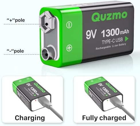 Vue 2 de Piles Rechargeables Mah