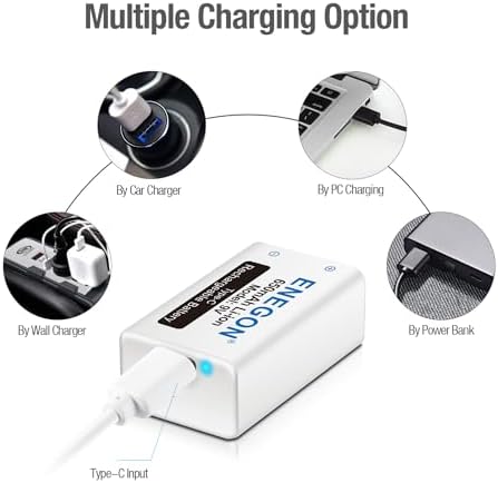 Vue 4 de Enegon Batterie Mah