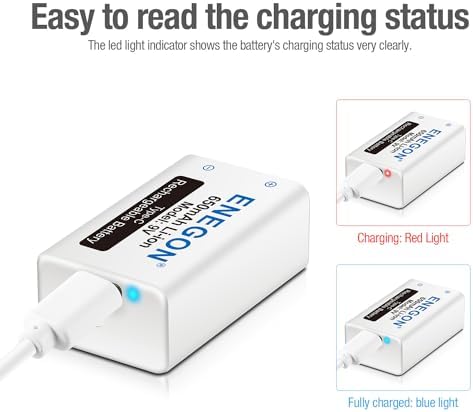 Vue 6 de Enegon Batterie Mah
