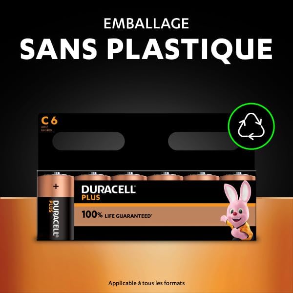 Vue 6 de Duracell Plus Piles