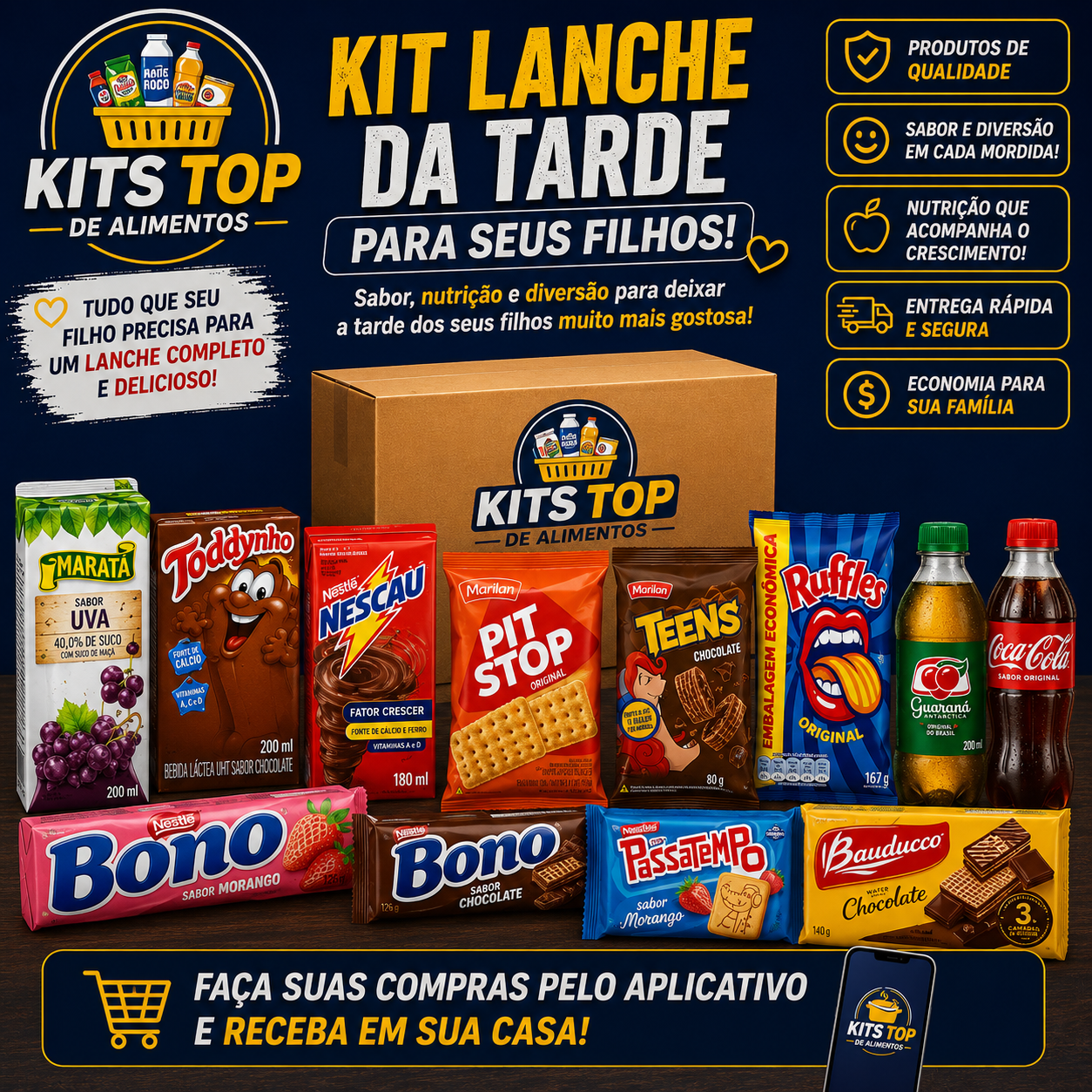 Kit lanche da tarde