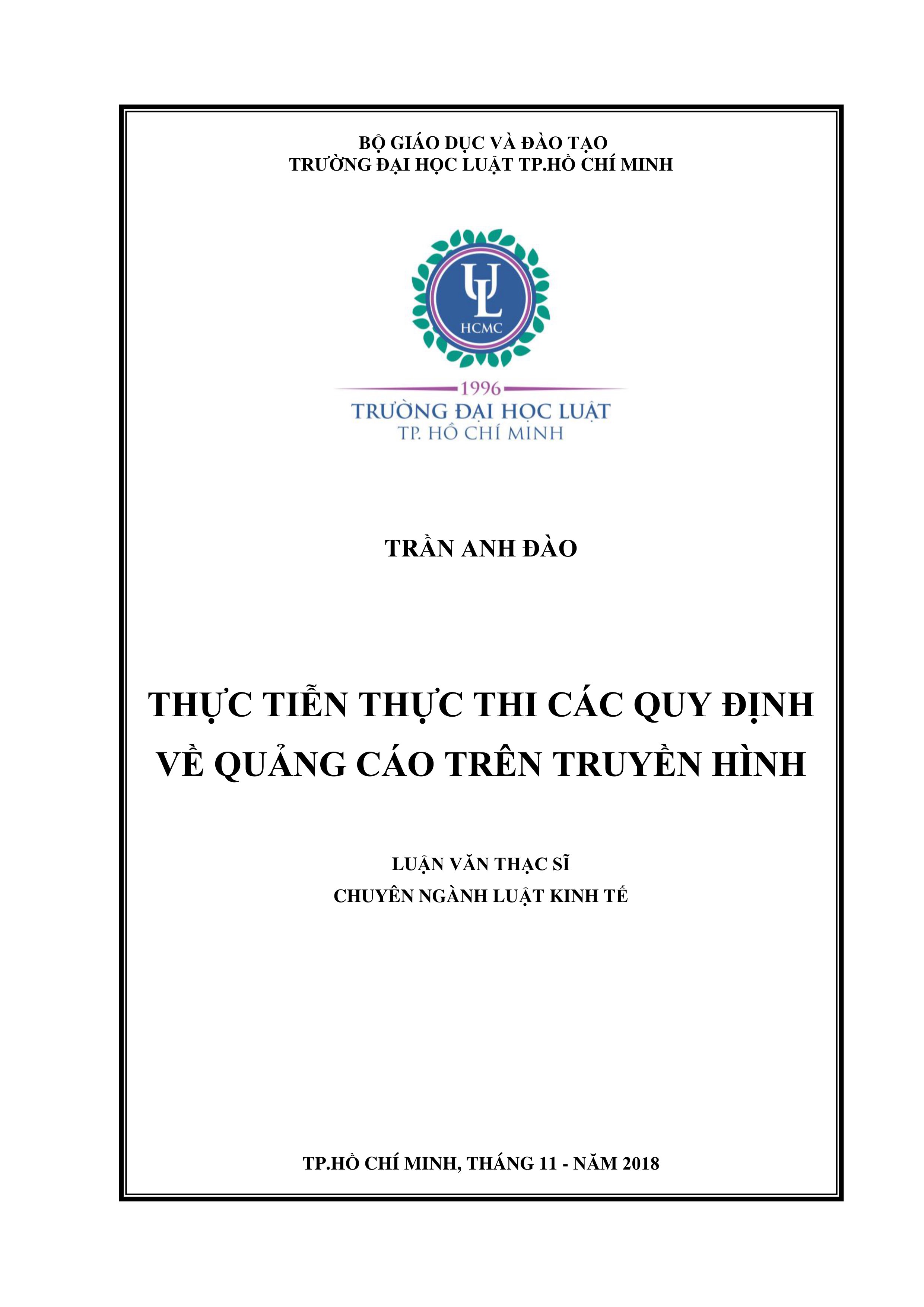 Thực tiễn thực thi các quy định về quảng cáo trên truyền hình