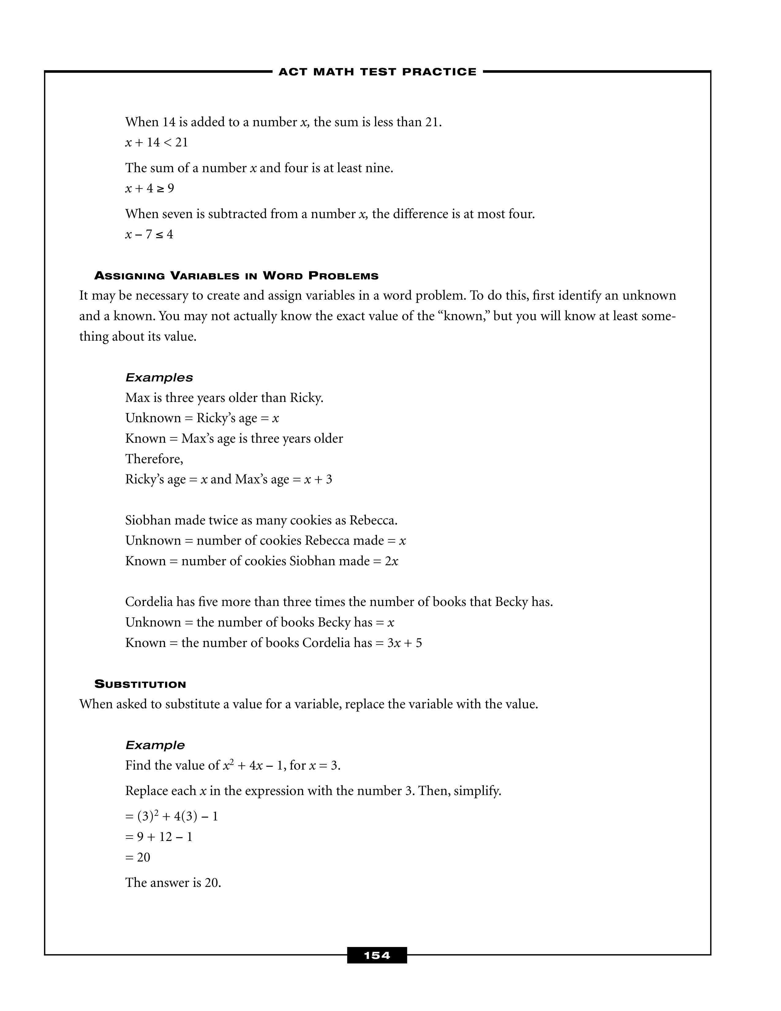 Math test english 3 pps