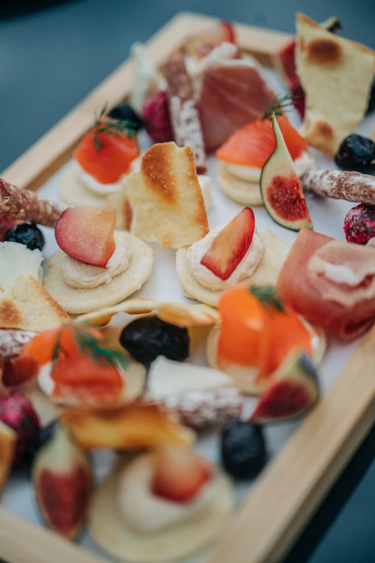 Le Logis Cognac artisan canapes charcuterie board French estate culinary experience