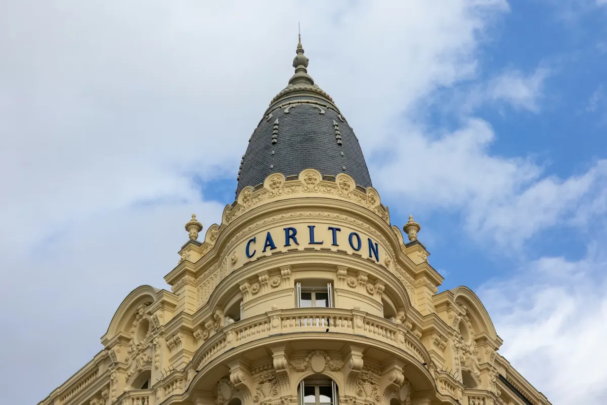 Carlton Cannes hotel dome Belle Époque architecture La Croisette Cannes